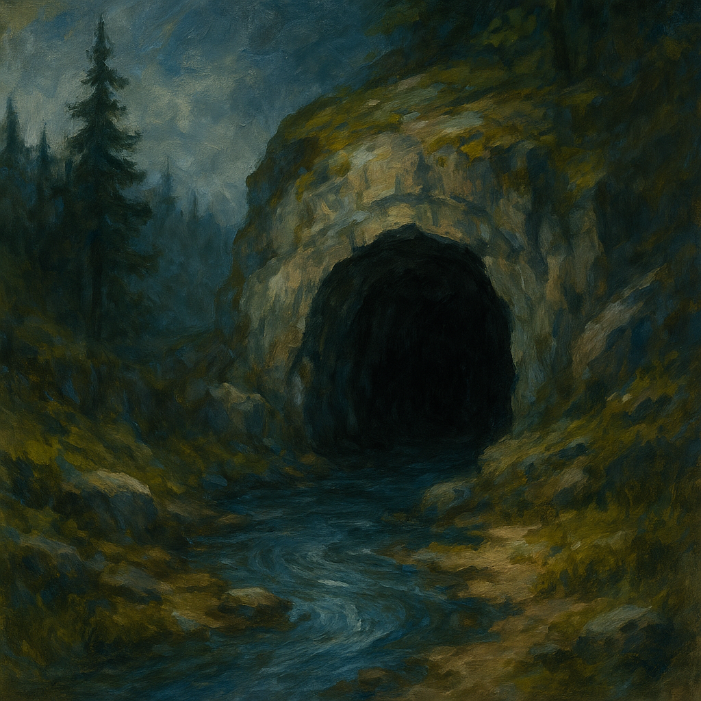 Teaser cover art for Lost Belt of the River Father — flooded caverns and fungal groves